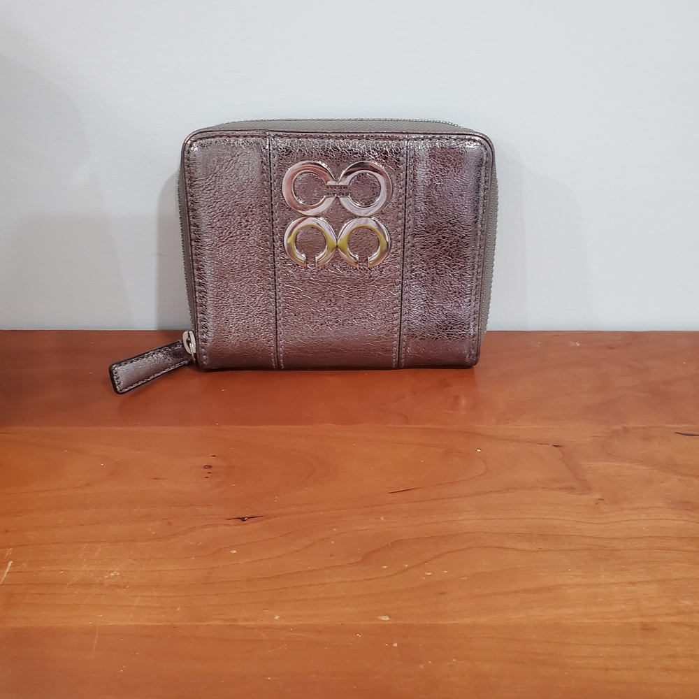 Metallic Coach Wallet